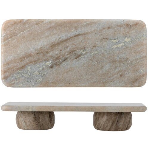 Bloomingville Marmorni dekorativni pladenj 18x38 cm Fatin &amp;ndash; Slike