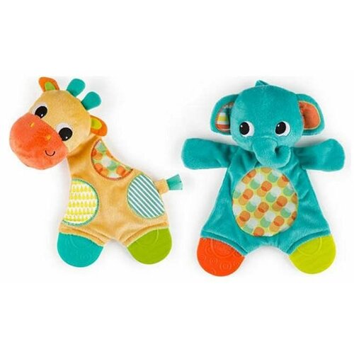 Kids II Glodalica Zvečka Žirafa i Slon za bebe 8916 Slike