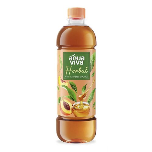 Aqua Viva herbal negazirano piće, ukus breskve, 0.5 l Slike