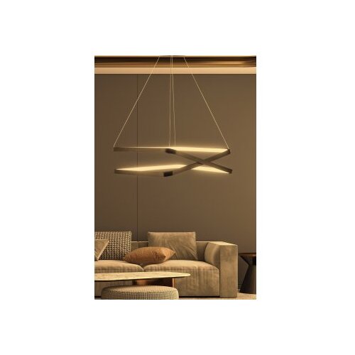 Opviq luster starway black yellow light Slike