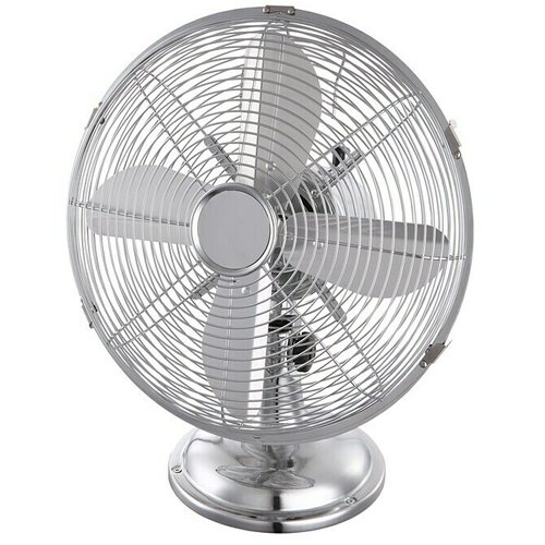PROKLIMA Retro stolni ventilator (Srebrne boje, Promjer: 30 cm, 35 W, 2.500 m³/h) + BAUHAUS jamstvo 5 godina na uređaje na električni ili motorni pogon Cijene