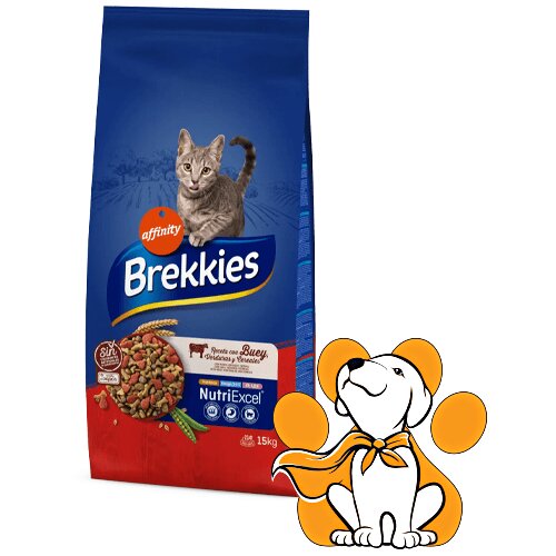 Brekkies excel Cat Beef 15kg, Suva Hrana Za Mačke, Govedina i Povrće Cene