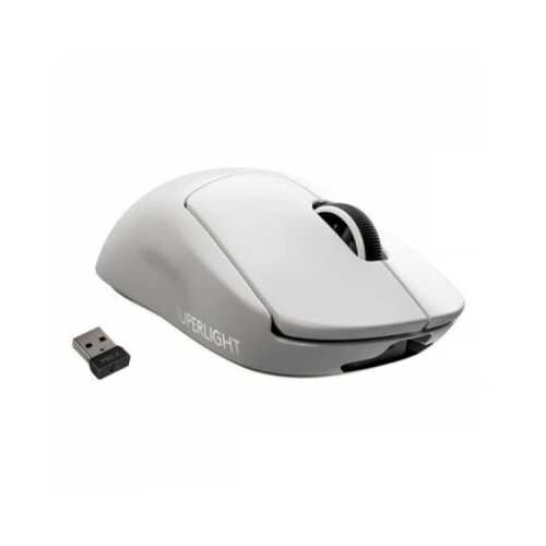 Logitech miš PRO X SUPERLIGHT Wireless Gaming 2,4GHz beli Cene
