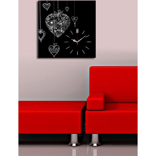 Wallity zidni sat 4545CS-46, 45x45 cm Cene