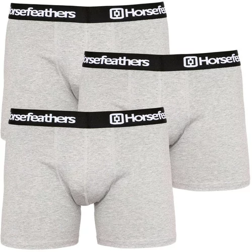 Horsefeathers 3PACK Mens Boxers Dynasty Heather Gray (AM067C)