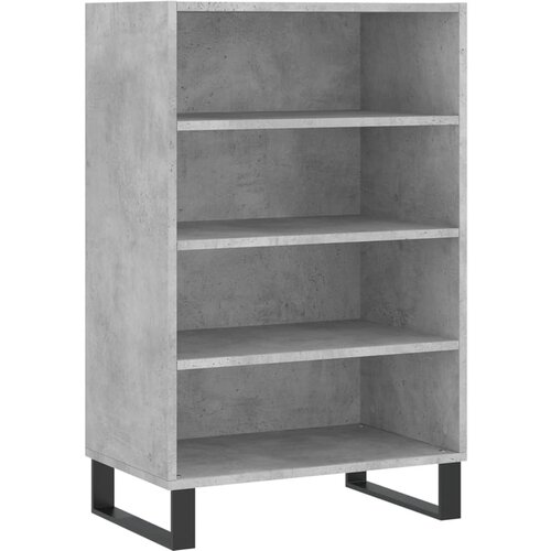 Maison Chic Visoka omara - Komoda - Predalnik betonsko siva 57x35x90 cm inženirski les, (21719192) Slike