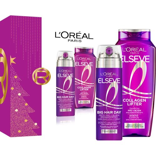 L&amp;acute;Or&amp;eacute;al Paris Elseve Collagen Box poklon set za kosu Slike