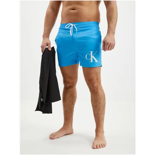 Calvin Klein Men's swimsuit set in blue color and towel Underwear - Men's