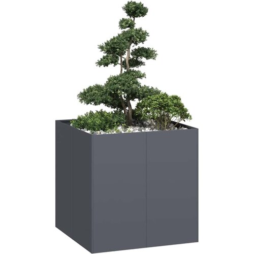 vidaXL Sadilica antracit 80x80x80 cm od čelika Cijene