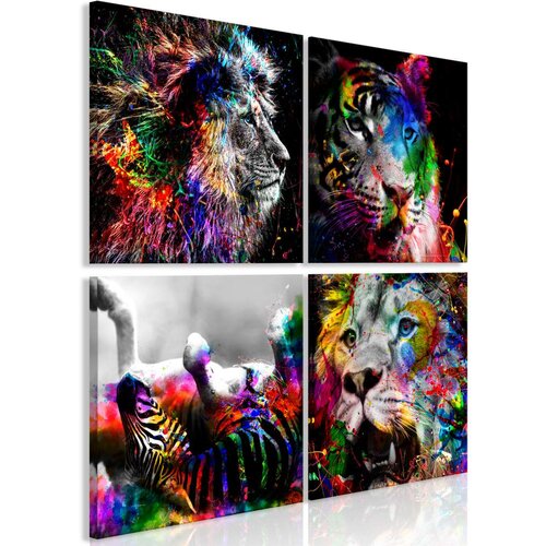  Slika - Wildness and Beauty (4 Parts) 60x60 Slike