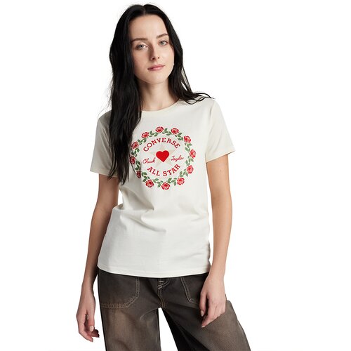 Converse Ženska majica rose patch slim t-shirt Cene