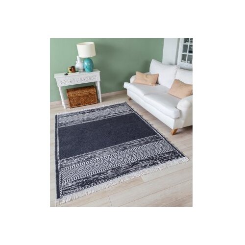 Conceptum Hypnose tepih staza (80x300) 23003A white black Slike
