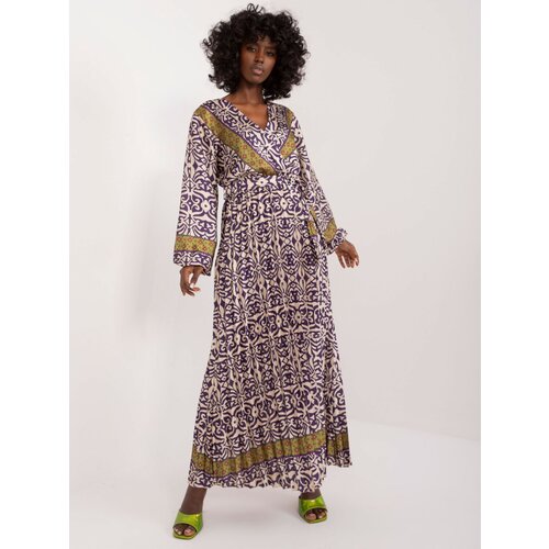 Italy Moda Dress-DHJ-SK-16656.13X-Dark Purple Cene