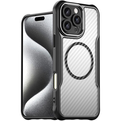 HURTEL SILIKONSKI OVITEK LEADING SERIJE MAGSAFE ZA IPHONE 16 PRO ČRN, (21898517) Cene
