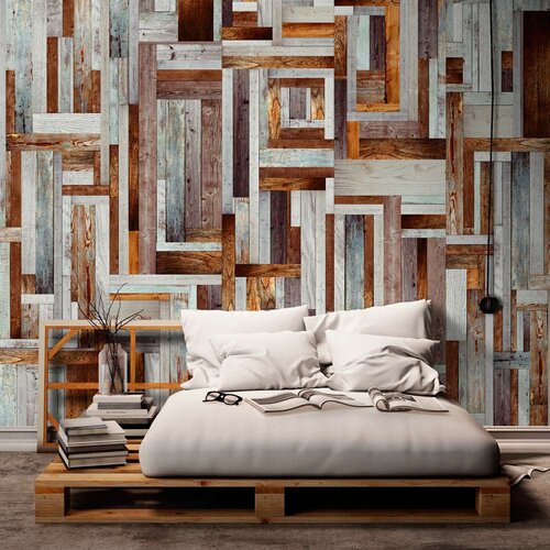  Tapeta - Labyrinth of wooden planks 50x1000 Slike