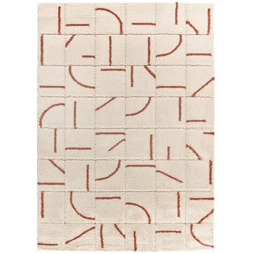 Universal Opečnato oranžno-kremno bela preproga 160x230 cm Brenda &amp;ndash; Slike
