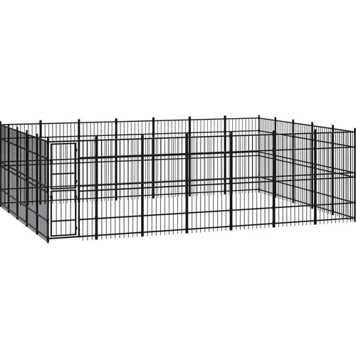  vanjski kavez za pse čelični 32,26 m²