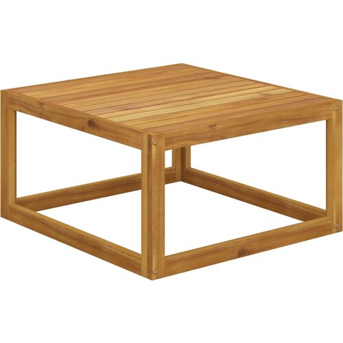 VidaXL Klubska mizica 68x68x29 cm trden akacijev les Slike