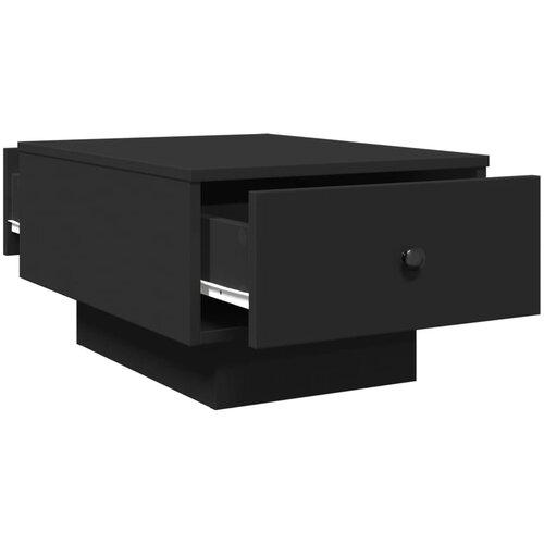  Stolić za kavu crni 60 x 45 x 31 cm od konstruiranog drva Slike