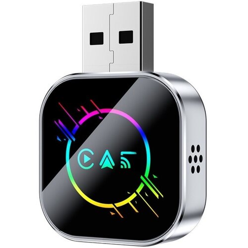 INF Brezžični adapter CarPlay/Android Auto/Mirror Link - Srebrna meteorska oblika, (5000161583) Cene