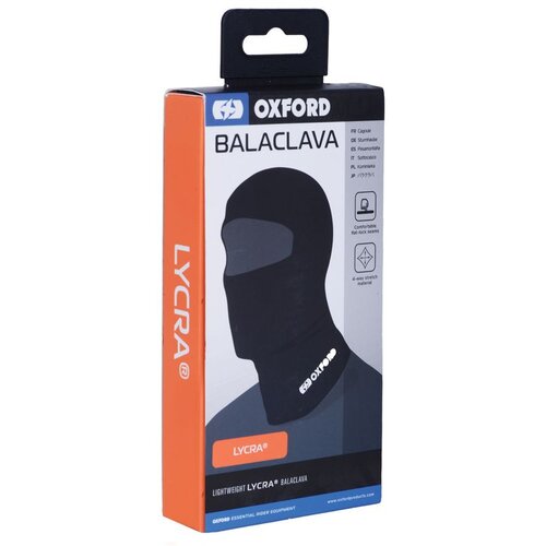 Oxford Balaclava Lycra podkapa, crna Cijene