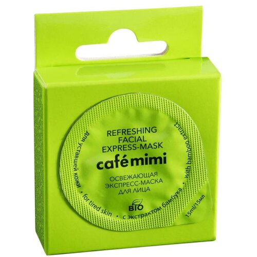 Café Mimi Gel maska za lice CAFÉ MIMI (ekspres, osvežavajuća, za umornu kožu) 15ml Cijene