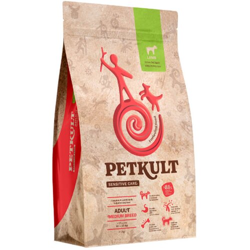 Petkult sensitive care adult, medium - jagnjetina 3 kg Slike