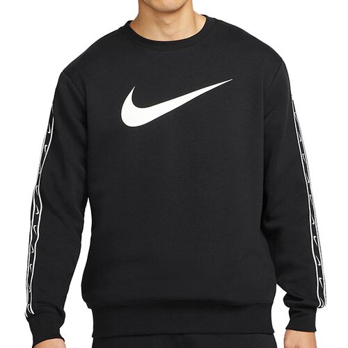 Nike Sweater majica crna / bijela Slike