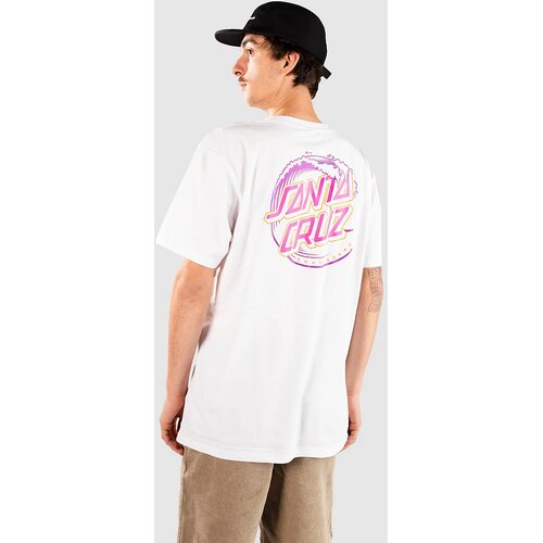 Santa Cruz Vacant Wave Dot T-shirt white Cene