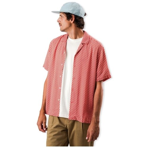 Brava Fabrics Srajce z dolgimi rokavi Tramuntana Shirt - Red Rdeča Cene