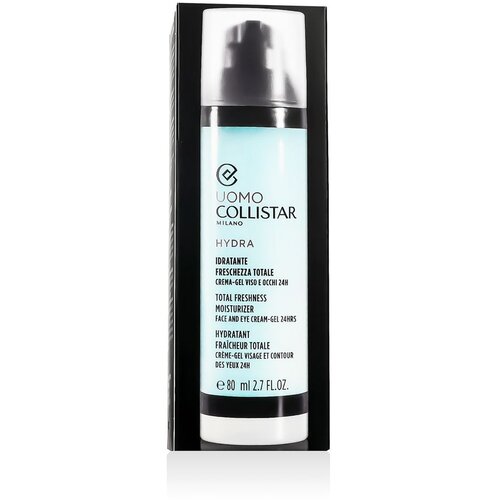 Collistar Uomo Total Freshness Moisturizer Face and Eye Cream-Gel lahka vlažilna gel-krema za obraz in predel okoli oči 80 ml za mo&amp;scaron;ke Slike