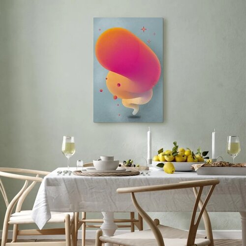  Slika - Pink Streak (1 Part) Vertical 80x120 Slike