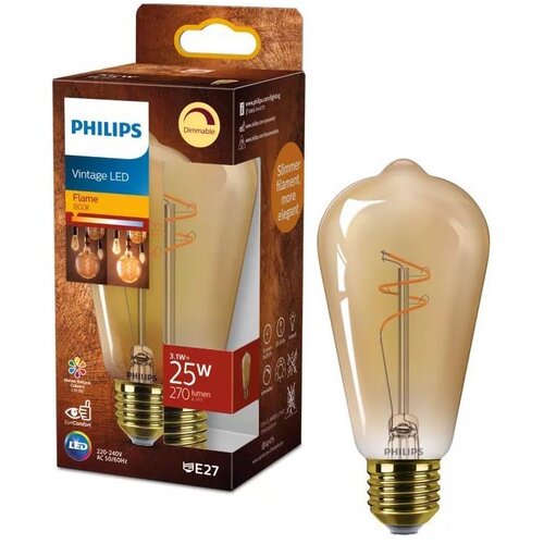 Philips led prigu&scaron;iva sijalica vintage  ST64 E27/3,1W/230V 1800K Cene
