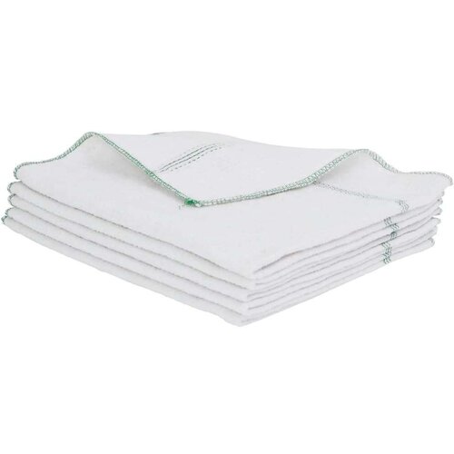 vidaXL Krpe za pod 50 kom bijele sa zelenim prugama 50 x 60 cm Cijene