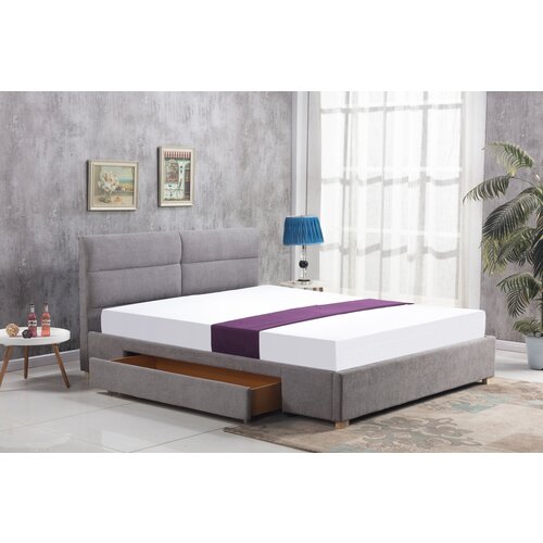 Halmar Krevet Merida 160x200 cm - svijetlosiva Slike