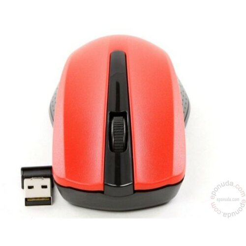 Gembird MUSW-101-R USB 1200DPI RED bežični miš Slike