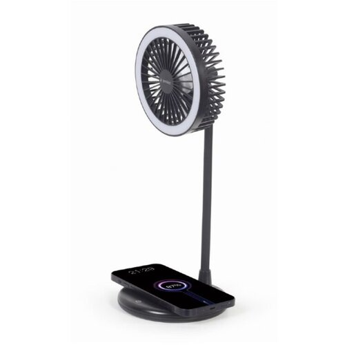  Desktop ventilator sa LED svjetlom + wireless charger GEMBIRD TA-WPC10-LEDFAN-01 Cijene