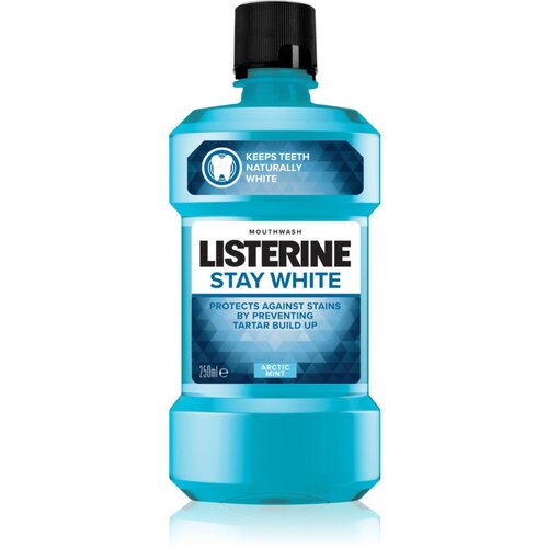 Listerine Stay White vodica za usta s izbjeljivajućim učinkom okus Arctic Mint 250 ml Slike