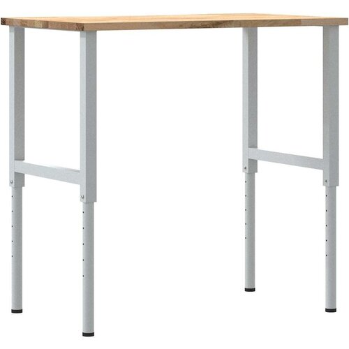 vidaXL Radni stol 100x60x(71,5-98) cm puno drvo hrast Cijene