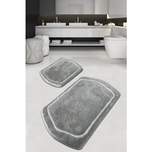 Aberto Design set 2 prostirke za kupatilo Sivi Slike