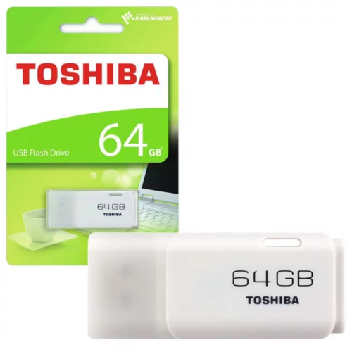Toshiba USB KLJUČ 64GB za shranjevanje podatkov bel 2.0