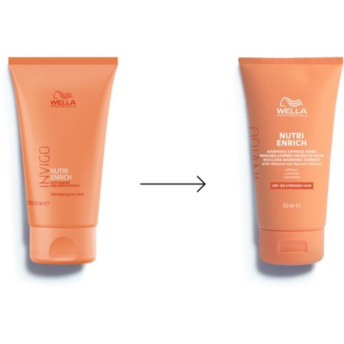 Wella Professionals Invigo Nutri-Enrich hidratantna maska za kosu s učinkom samozagrijavanja 150 ml Slike
