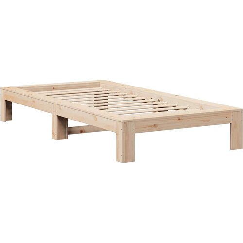 Okvir kreveta bez madraca 90 x 200 cm od masivne borovine Slike