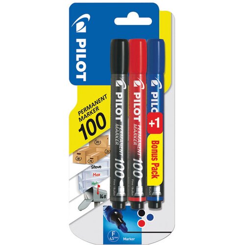 Marker PERMANENTNI 1MM OKRUGLI VRH PK2 PLUS 1 GRATIS PILOT SCA-100 SORTIRANO BLISTER Cene