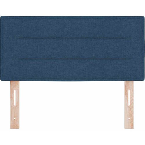  LED glava kreveta s LED trakama Plava 100 cm tkanina Slike
