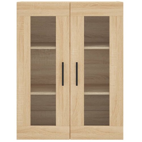 Visoka komoda hrasta sonome 69,5x34x180cm od konstruiranog drva Slike