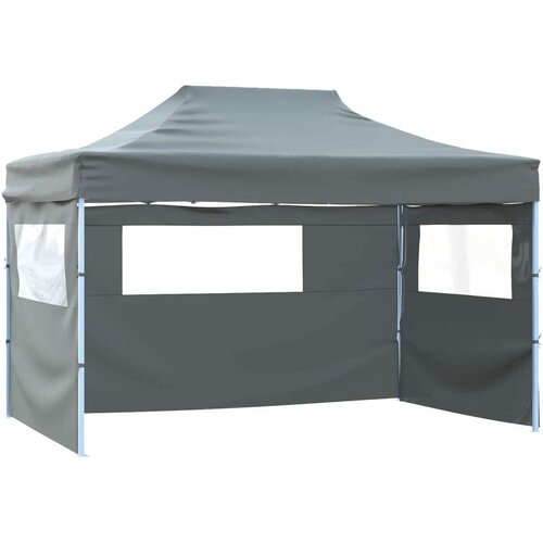 Šator za svadbe - &scaron;ator za zabave Antracit 291 x 431 x 315 cm Oxford tkanina - Antracit s dvije bočne zidove Da Cijene