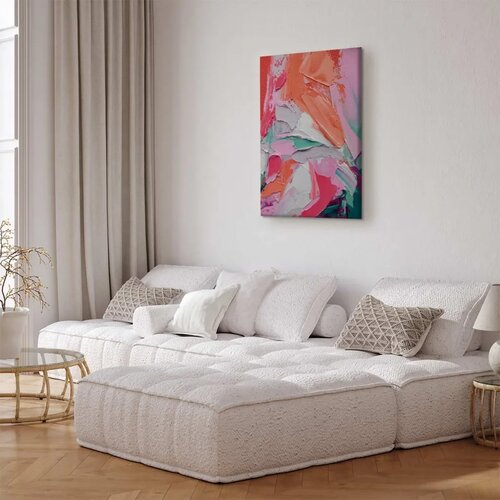  Slika - Energetic Colors - Abstract Composition with Intense Colors 60x90 Cijene