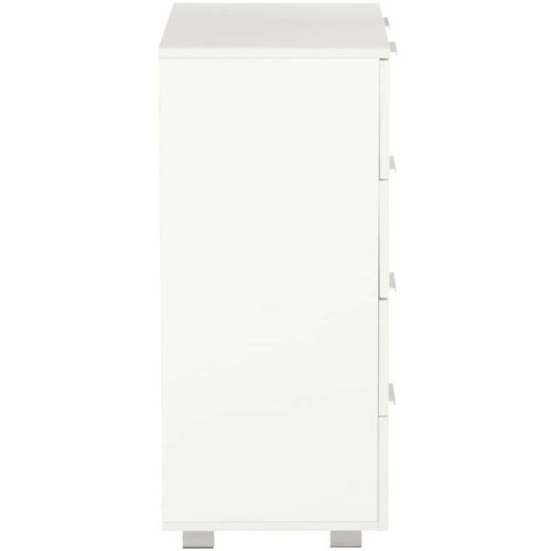 VidaXL Komoda visoki sjaj bijela 60 x 35 x 80 cm od iverice Slike