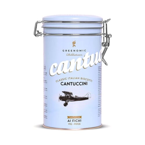 Greenomic Cantuccini - v kovinski škatli - Ai Fichi Cene